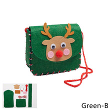 Load image into Gallery viewer, Children Handmade DIY Cloth Crossbody Bag Craft Kits Toy Non-woven Felt Bag Toys Montessori Aids Early Education for Kids Xmas Gift
