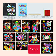 Load image into Gallery viewer, DIY Cartoon Magic Transfer Painting Crafts for Kids Arts Crafts Toys Children Creative Educational Learning Drawing Toys