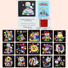Load image into Gallery viewer, DIY Cartoon Magic Transfer Painting Crafts for Kids Arts Crafts Toys Children Creative Educational Learning Drawing Toys