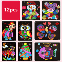 Load image into Gallery viewer, DIY Cartoon Magic Transfer Painting Crafts for Kids Arts Crafts Toys Children Creative Educational Learning Drawing Toys