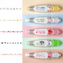 Load image into Gallery viewer, Cartoon Floral Sticker Tape Pen Kids Stationery Notebook Diary Decoration Tapes Label Sticker Paper Decor for Children Toy
