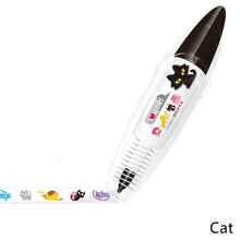 Load image into Gallery viewer, Cartoon Floral Sticker Tape Pen Kids Stationery Notebook Diary Decoration Tapes Label Sticker Paper Decor for Children Toy