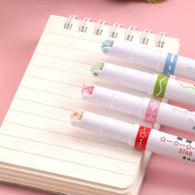 Load image into Gallery viewer, 1pc Highlighter Pen Flowers Line Shaped Marker with Roller Curve Liner Marker for Writing Journaling Drawing Stationery