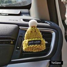 Load image into Gallery viewer, Handmade Hat Shape Air Freshener Ornaments Car Air Outlet Aromatherapy Essential Oils Diffuser Fragrance Car Decor Accessories