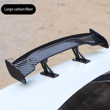 Load image into Gallery viewer, Universal Car Mini Tail Wing Carbon Fiber Look Mini Modified Tail Wings Model Auto Rear Spoiler Decoration Car Accessories