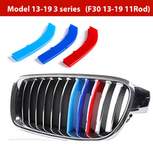 Load image into Gallery viewer, 3pcs/Set M Power Car Racing Front Grille Trim Strips For BMW E46 E90 E91 E92 E93 F30 E60 E61 F10 G30 G20 F07 F11 F18 Performance