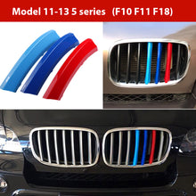 Load image into Gallery viewer, 3pcs/Set M Power Car Racing Front Grille Trim Strips For BMW E46 E90 E91 E92 E93 F30 E60 E61 F10 G30 G20 F07 F11 F18 Performance