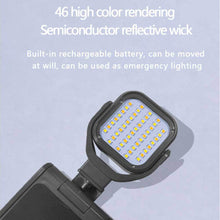 Load image into Gallery viewer, Mobile Phone Bracket Fill Light Portable Telescopic Multi-function LED light For Live Phone Photo Video Vlog