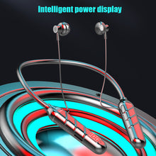 Load image into Gallery viewer, Wireless Bluetooth Earphones Neckband Headphone Magnetic LED HIFI Waterproof Sport Noise Cancel Earbuds With Mic Support TF Card