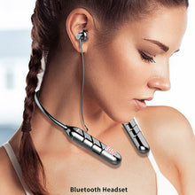 Load image into Gallery viewer, Wireless Bluetooth Earphones Neckband Headphone Magnetic LED HIFI Waterproof Sport Noise Cancel Earbuds With Mic Support TF Card