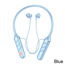 Load image into Gallery viewer, Wireless Bluetooth Earphones Neckband Headphone Magnetic LED HIFI Waterproof Sport Noise Cancel Earbuds With Mic Support TF Card