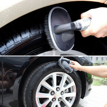 Load image into Gallery viewer, Car Wash Cleaning Brush Beauty Wheel Hub Gap Cleaning Tool Brush T-bend Handle Brush Special Tire Brush