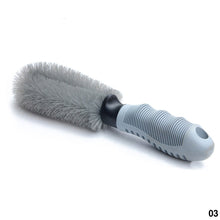 Load image into Gallery viewer, Car Wash Cleaning Brush Beauty Wheel Hub Gap Cleaning Tool Brush T-bend Handle Brush Special Tire Brush