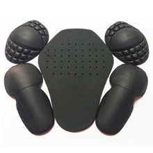 Load image into Gallery viewer, 5Pcs Removable Motorcycle Riding Shoulder Elbow Back Protector Pad Set Built-in Motorcycle Racing Guard Accessories