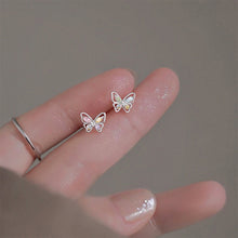 Load image into Gallery viewer, Colorful Butterfly Earrings Simple Temperamental Ear Studs Women Versatile Earrings Jewelry Accessories