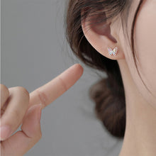Load image into Gallery viewer, Colorful Butterfly Earrings Simple Temperamental Ear Studs Women Versatile Earrings Jewelry Accessories