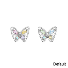 Load image into Gallery viewer, Colorful Butterfly Earrings Simple Temperamental Ear Studs Women Versatile Earrings Jewelry Accessories