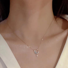 Load image into Gallery viewer, Blue Star Moon Necklace Fashion Temperamental Star Moon Collarbone Chain Necklace Women Jewelry Accessory