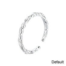 Load image into Gallery viewer, Fashion Simple Tin Foil Texture Ring Opening Adjustable Alloy Ring Personalized Jewelry Accessory for Women