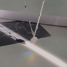 Load image into Gallery viewer, Color-changing Love Necklace Temperamental Alloy Love Pendant Collarbone Chain Necklace Women Jewelry Accessory