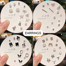 Load image into Gallery viewer, Exquisite Small One-week Earring Set Temperamental Simple Ear Studs Delicate Alloy Earrings Jewelry for Women