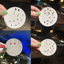 Load image into Gallery viewer, Exquisite Small One-week Earring Set Temperamental Simple Ear Studs Delicate Alloy Earrings Jewelry for Women
