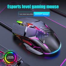 Load image into Gallery viewer, Ergonomic Wired Gaming Mouse USB Computer Mouse Gaming RGB Mause Gamer Mouse 6 Button LED Silent Mice for PC Laptop