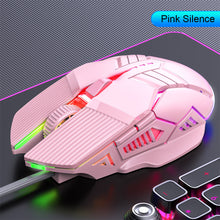 Load image into Gallery viewer, Ergonomic Wired Gaming Mouse USB Computer Mouse Gaming RGB Mause Gamer Mouse 6 Button LED Silent Mice for PC Laptop