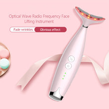 Load image into Gallery viewer, RF Neck Face Beauty Device EMS Lifting Neck Wrinkles Remover LED Photon Therapy Skin Tighten Anti Wrinkle Skin Care Device
