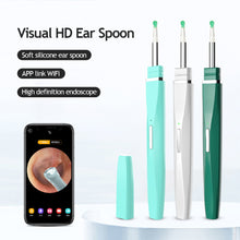 Load image into Gallery viewer, Wireless Smart Visual Ear Wax Otoscope Ear Cleaner Removal Tool Intelligent Luminous Camera Ear Endoscope Cleaner Kit