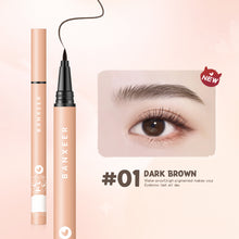 Load image into Gallery viewer, 3 In 1 Waterproof Liquid Eyebrow Pencil Long Lasting for Eyebrows Ultra Fine Brown Eyeliner Pen Women Makeup Cosmetics