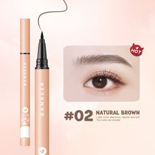 Load image into Gallery viewer, 3 In 1 Waterproof Liquid Eyebrow Pencil Long Lasting for Eyebrows Ultra Fine Brown Eyeliner Pen Women Makeup Cosmetics