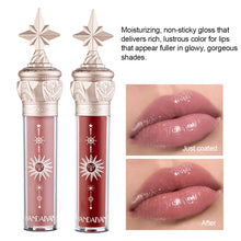 Load image into Gallery viewer, Long Lasting Water Light Film Lip Gloss Nude Liquid Lipstick Glossy Mirror Lip Tint Cosmetic Moisturizing Waterproof Lip Glaze