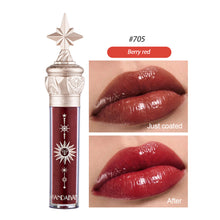 Load image into Gallery viewer, Long Lasting Water Light Film Lip Gloss Nude Liquid Lipstick Glossy Mirror Lip Tint Cosmetic Moisturizing Waterproof Lip Glaze