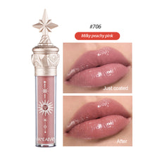 Load image into Gallery viewer, Long Lasting Water Light Film Lip Gloss Nude Liquid Lipstick Glossy Mirror Lip Tint Cosmetic Moisturizing Waterproof Lip Glaze