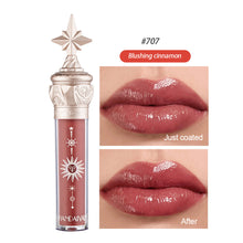 Load image into Gallery viewer, Long Lasting Water Light Film Lip Gloss Nude Liquid Lipstick Glossy Mirror Lip Tint Cosmetic Moisturizing Waterproof Lip Glaze