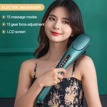Load image into Gallery viewer, Dolphin Massager Hand Electric Massage Stick Meridian Beating Stick Shoulder Neck Knock Spine Waist Meridian Beating Back Massager