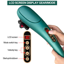 Load image into Gallery viewer, Dolphin Massager Hand Electric Massage Stick Meridian Beating Stick Shoulder Neck Knock Spine Waist Meridian Beating Back Massager