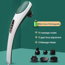 Load image into Gallery viewer, Dolphin Massager Hand Electric Massage Stick Meridian Beating Stick Shoulder Neck Knock Spine Waist Meridian Beating Back Massager