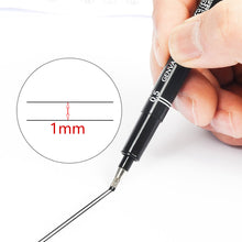 Load image into Gallery viewer, 0.1/0.3/0.5mm Creative Double Line Gel Pen Art Drawing Graffiti Pen Test Stationery Supplies for Architects
