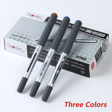 Load image into Gallery viewer, Fine Nib Gel Pen Student School Ballpoint Black Blue Red pen Office Accessories Business Stationery Big Ink Capacity