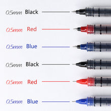 Load image into Gallery viewer, Fine Nib Gel Pen Student School Ballpoint Black Blue Red pen Office Accessories Business Stationery Big Ink Capacity