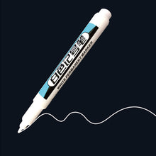 Load image into Gallery viewer, 0.7/1/2mm White Permanent Paint Pen Acrylic Maker Waterproof Oily Pens for Wood Rock Plastic Leather Glass Stone Metal Canvas Ceramic Deep Hole Marker