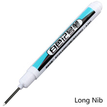 Load image into Gallery viewer, 0.7/1/2mm White Permanent Paint Pen Acrylic Maker Waterproof Oily Pens for Wood Rock Plastic Leather Glass Stone Metal Canvas Ceramic Deep Hole Marker