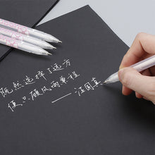 Load image into Gallery viewer, 0.8mm White Marker Pen Creative Ink Gel Pen Highlight Painting Graffiti Pens for Student Drawing Art Writing Stationery Supplies