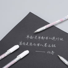 Load image into Gallery viewer, 0.8mm White Marker Pen Creative Ink Gel Pen Highlight Painting Graffiti Pens for Student Drawing Art Writing Stationery Supplies