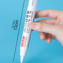 Load image into Gallery viewer, 2mm White Marker Pen Creative Ink Gel Pen Oily Waterproof Highlight Pens for Student Drawing Painting Graffiti Art Writing Stationery Supplies