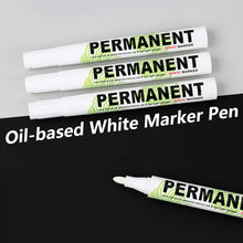 Load image into Gallery viewer, 3mm White Marker Pen Creative Ink Gel Pen Oily Waterproof Highlight Pens for Student Drawing Painting Graffiti Art Writing Stationery Supplies