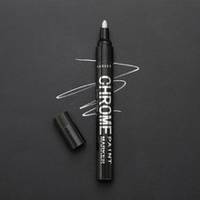 Load image into Gallery viewer, 1Pcs 0.7/1/3mm Electroplating Chrome Mirror Marker Silver Liquid Hand-repair Chrome-plated Metal Waterproof Pen Craftwork Paint Pen for Cards Posters Rock Mugs