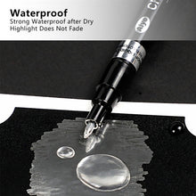 Load image into Gallery viewer, 0.7mm Electroplating Chrome Mirror Silver Marker Liquid Hand-repair Chrome-plated Metal Waterproof Pen Craftwork Paint Pen for Cards Posters Rock Mugs